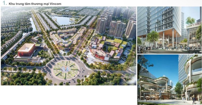 Phối cảnh trung tâm thương mại Vincom Mega Mall tại dự án Vinhome Hậu Nghĩa, Đức Hòa